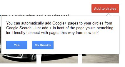 Google+ Direct connect will connect customers and prospocts directly to your Google+ page in Google search.